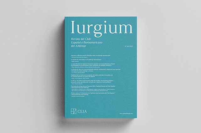 Hemos publicado un artículo en la revista del Club Español e Iberoamericano de Arbitraje (Iurgium)