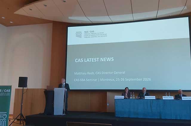  Estuvimos en la 10.ª Conferencia del TAS sobre Arbitraje Deportivo Internacional